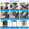 4G 4K 30FPS Solar Trail Camera Outdoor Wildlife Camera Motion Activated IP66 Waterproof with 140ºViewing Angle No Glow Night Vision SIM Card APP Contr