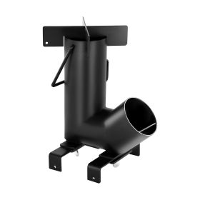 VEVOR Camping Rocket Stove, Wood Burning Portable Rocket Stove with Carrying Bag for Backpacking, Carbon Steel, Burn Wood