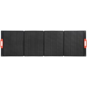 VEVOR 300W Foldable Monocrystalline Solar Panel, 23% High-Efficiency Portable Mono Solar Panel Charger with MC4 Output & 10-in-1 DC Adapters