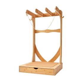 VEVOR Vertical Surfboard Stand, 3 Tiers Wooden Surfboard Rack for Storage and Display