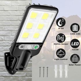LED Solar Wall Light Motion Sensor (Option: Black)