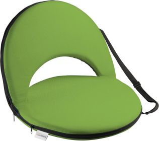 Alpcour Reclining Stadium Seat - Waterproof, 6-Position Comfort for Outdoor Use (Color: Lime, size: 21" Wide)