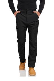 Men's Hiking Cargo Pants Lightweight Quick-Dry Waterproof Stretch Work Fishing Travel Outdoor Pants with 6 Pockets (size: 32)