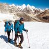 2Pcs Walking Sticks Collapsible Hiking Poles Folding Aluminum Trekking Poles Adjustable Hiking Sticks with EVA Foam Grips for Backpacking Hiking Mount